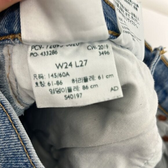 Levis Red Tab Cut Off Button-Fly Jean Shorts - Picture 7 of 8